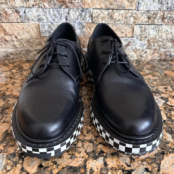 CELINE
RANGER LEATHER DERBY SHOES WITH CHECKERED SOLE - Picture 6 of 14